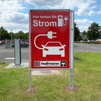 Bannerramme plug-in system "Laskrørdisplay" af stål