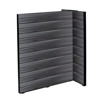 FlexiSlot® Slatwall T-Butiksdisplay "Style-Black" small