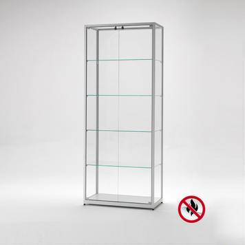 Vitrine med brandsikring