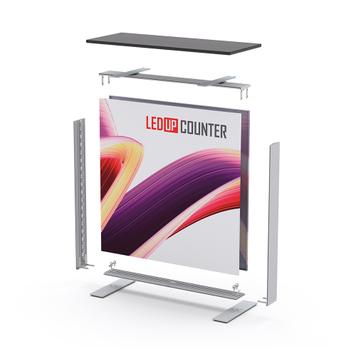 LED Messedisk "LEDUP counter"