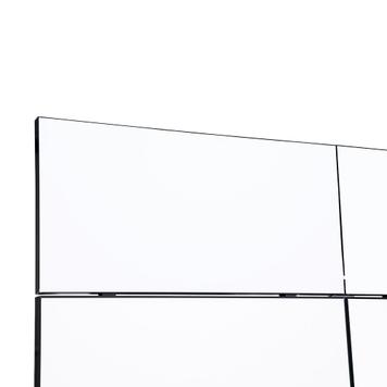 FlexiSlot-® Slatwall Messestand "Style" - 2.850 x 2.800 mm hjørnestand