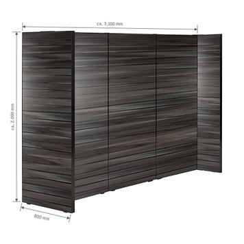 FlexiSlot® Slatwall Gondolreol "Style-Black"