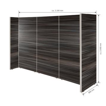 FlexiSlot® Slatwall Gondolreol "Style"