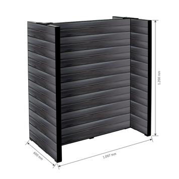 FlexiSlot® Slatwall Gondolreol "Style-Black"