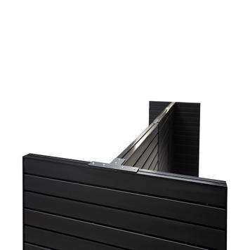 FlexiSlot® Messestand "Style-Black" 2.850 x 2.800 mm Hjørnestand